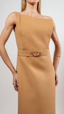 Vestido Midi Maya Latte