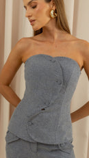 Corset Elise Indigo