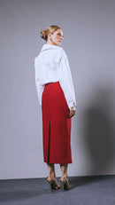 Saia Midi Roe Red