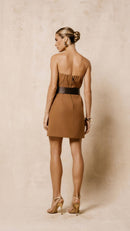 Vestido Day Castanho
