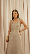 Vestido Midi Elise Brulle