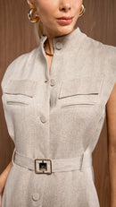 Vestido midi Angeline