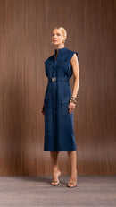 Vestido midi Angeline