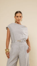 Blusa Ray Off White