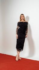 Vestido Midi Sarah Preto
