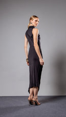 Vestido Midi Beca Preto
