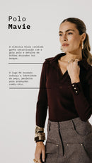 Blusa Mavie Manga Longa