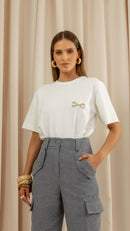 Blusa Tshirt Ray ferragem Off White