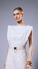 Vestido Louise Palha