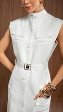 Vestido midi Angeline