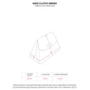 Maxi Clutch Brera Metrópoles Prata