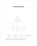 Baby Bolsa Diamante Prata