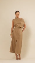 Vestido Midi Ray  Caramell
