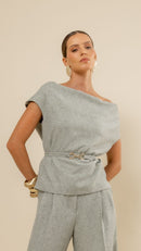 Blusa Ray Matcha